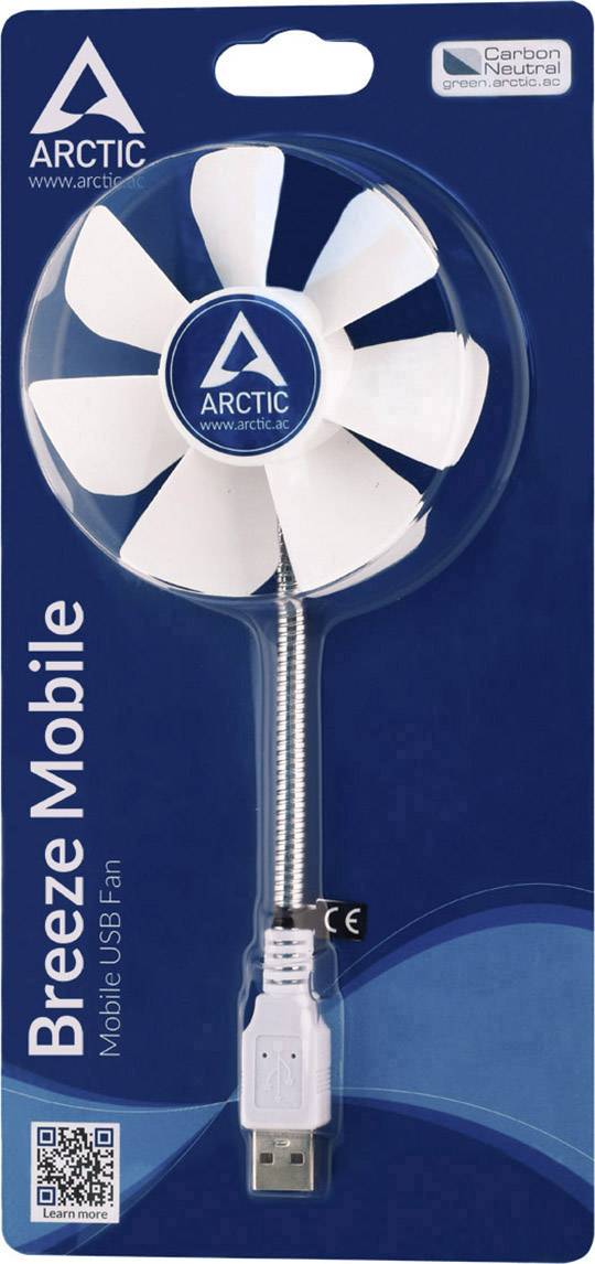 Arctic Breeze Mobile USB-Lüfter (B x H x T) 86 x 205 x 22mm