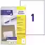 Avery-Zweckform 6119 Universal-Etiketten 210 x 297mm Papier Weiß 30 St. Permanent haftend Tintenstrahldrucker, Laserdrucker Avery-Zweckform 6119 Universal-Etiketten 210 x 297mm Papier Weiß 30 St. Permanent haftend Tintenstrahldrucker, Laserdrucker