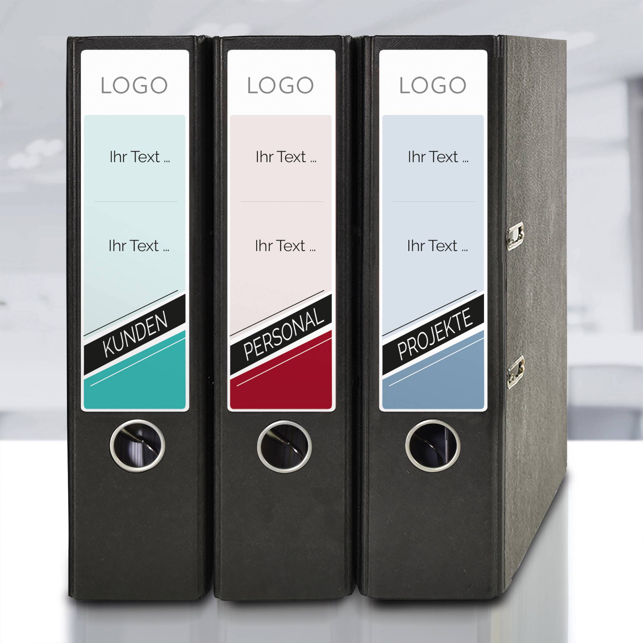 Avery-Zweckform Ordner-Etiketten L4761-25 61 x 192mm Papier Weiß Permanent haftend 120St.