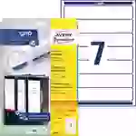 Avery-Zweckform Ordner-Etiketten L4760-25 38 x 192mm Papier Weiß Permanent haftend 210St. Avery-Zweckform Ordner-Etiketten L4760-25 38 x 192mm Papier Weiß Permanent haftend 210St.