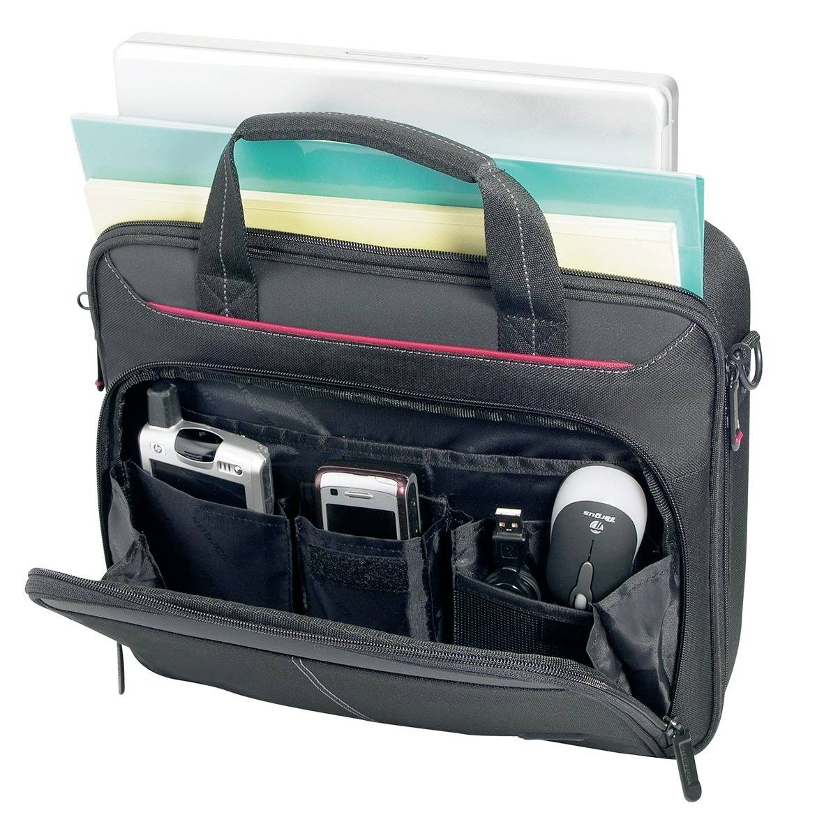 Klassische Tragetasche für 16-Zoll-Notebook - Polyester - Schwarz