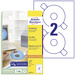 Avery-Zweckform L6015-25 CD-Etiketten Ø 117mm Papier Weiß 50 St. Permanent haftend Tintenstrahldrucker, Laserdrucker