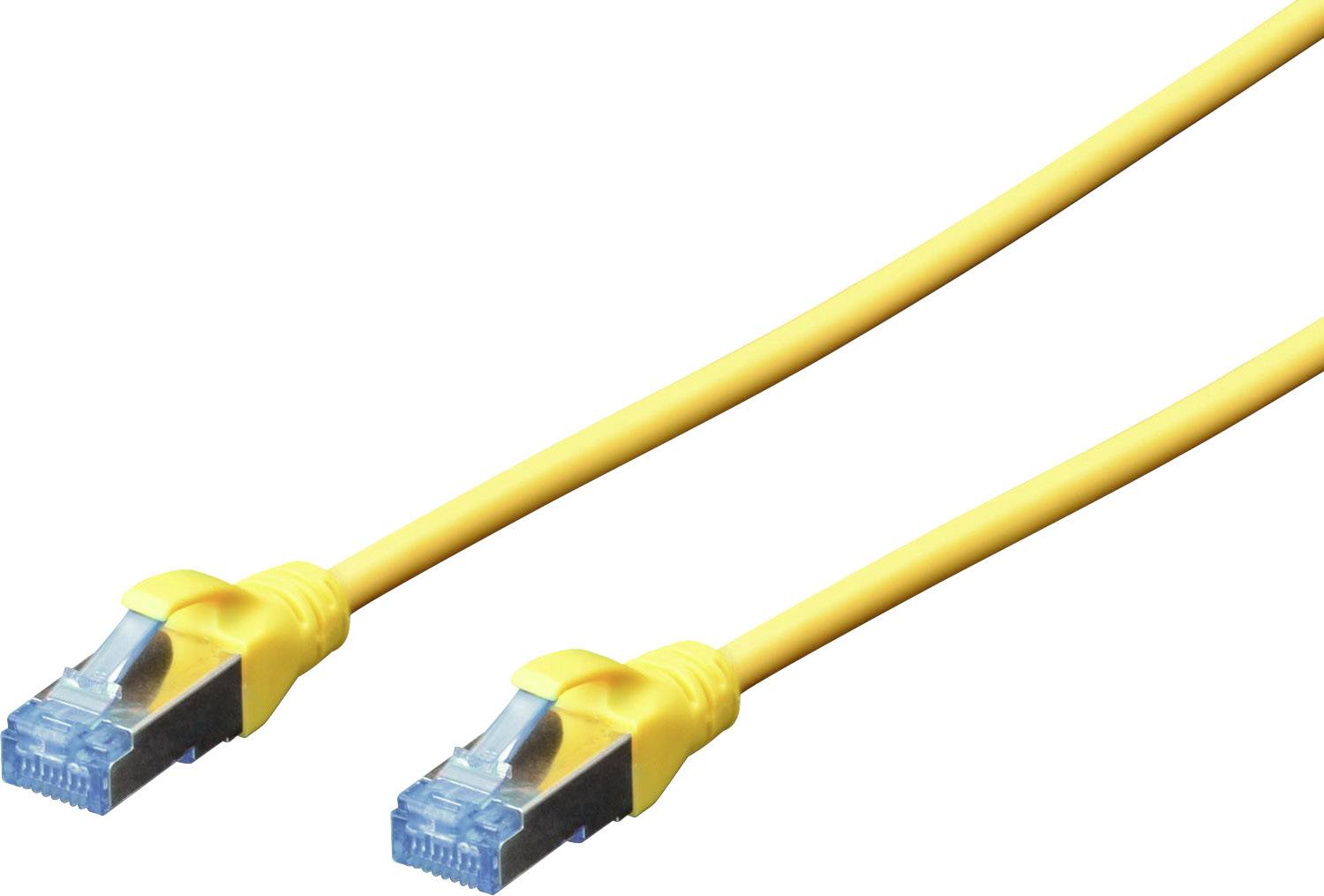Digitus DK-1531-100/Y RJ45 Netzwerkkabel, Patchkabel CAT 5e SF/UTP 10.00 m Gelb 1 St.