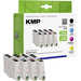 KMP Druckerpatrone ersetzt Epson T0611, T0612, T0613, T0614 Kompatibel Kombi-Pack Schwarz, Cyan, Magenta, Gelb E97V 1603,0005