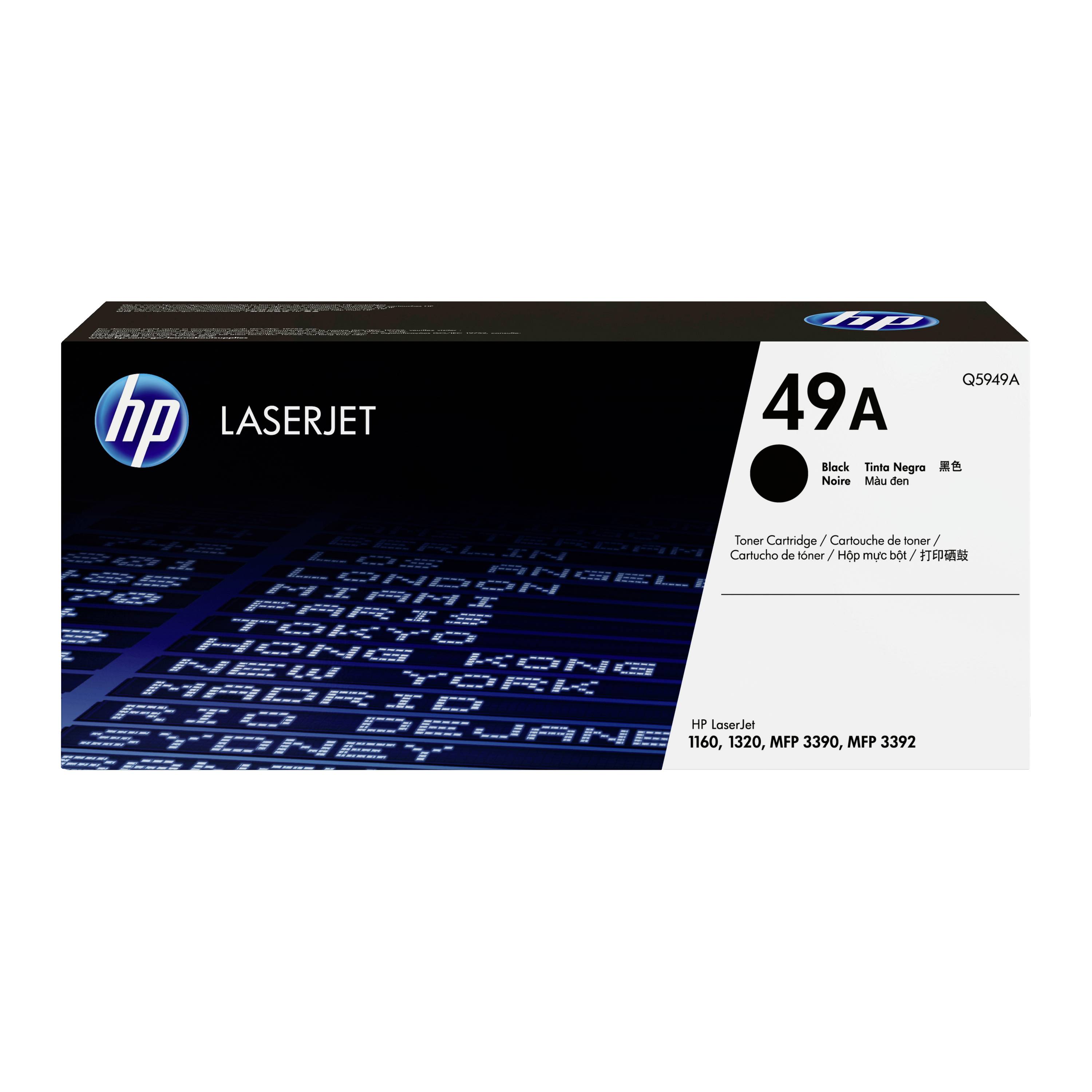 HP LaserJet 49A Schwarz-Tonerkartusche für HP LaserJet 1160, 1320, MFP 3390 und 3392 Drucker.