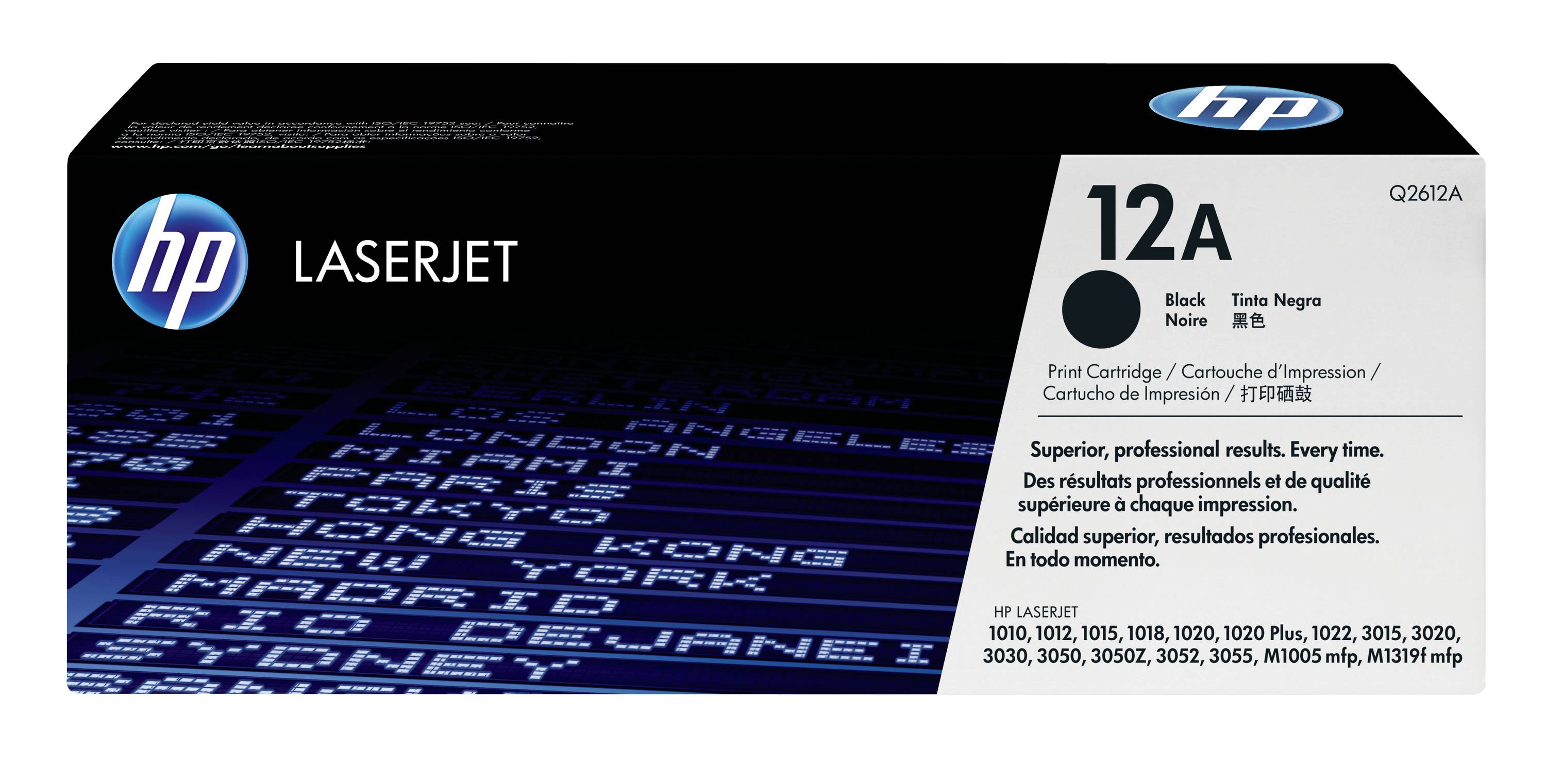 HP Toner 12A Original Schwarz 2000 Seiten Q2612A