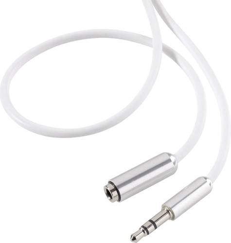 Klinke Audio Verlängerungskabel [1x Klinkenstecker 3.5mm - 1x Klinkenbuchse 3.5