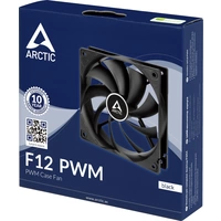 Arctic F12 PWM PC-Gehäuse-Lüfter Schwarz (B x H x T) 120 x 120 x 25mm Arctic F12 PWM PC-Gehäuse-Lüfter Schwarz (B x H x T) 120 x 120 x 25mm