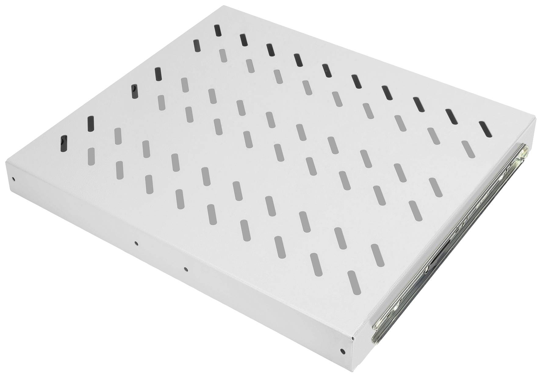 Digitus DN-19 TRAY-2-600 19 Zoll Netzwerkschrank-Geräteboden 1 HE Ausziehbar Geeignet für Schranktiefe: 600 mm Grau