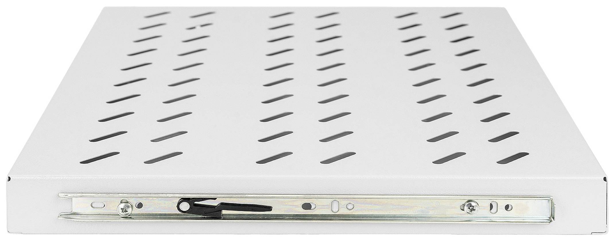 Digitus DN-19 TRAY-2-600 19 Zoll Netzwerkschrank-Geräteboden 1 HE Ausziehbar Geeignet für Schranktiefe: 600 mm Grau