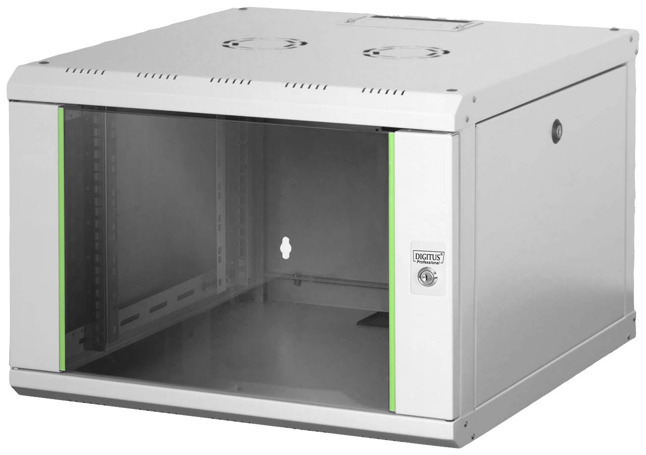 DIGITUS Wandschrank mit Glastür DN-19 07U-6/6