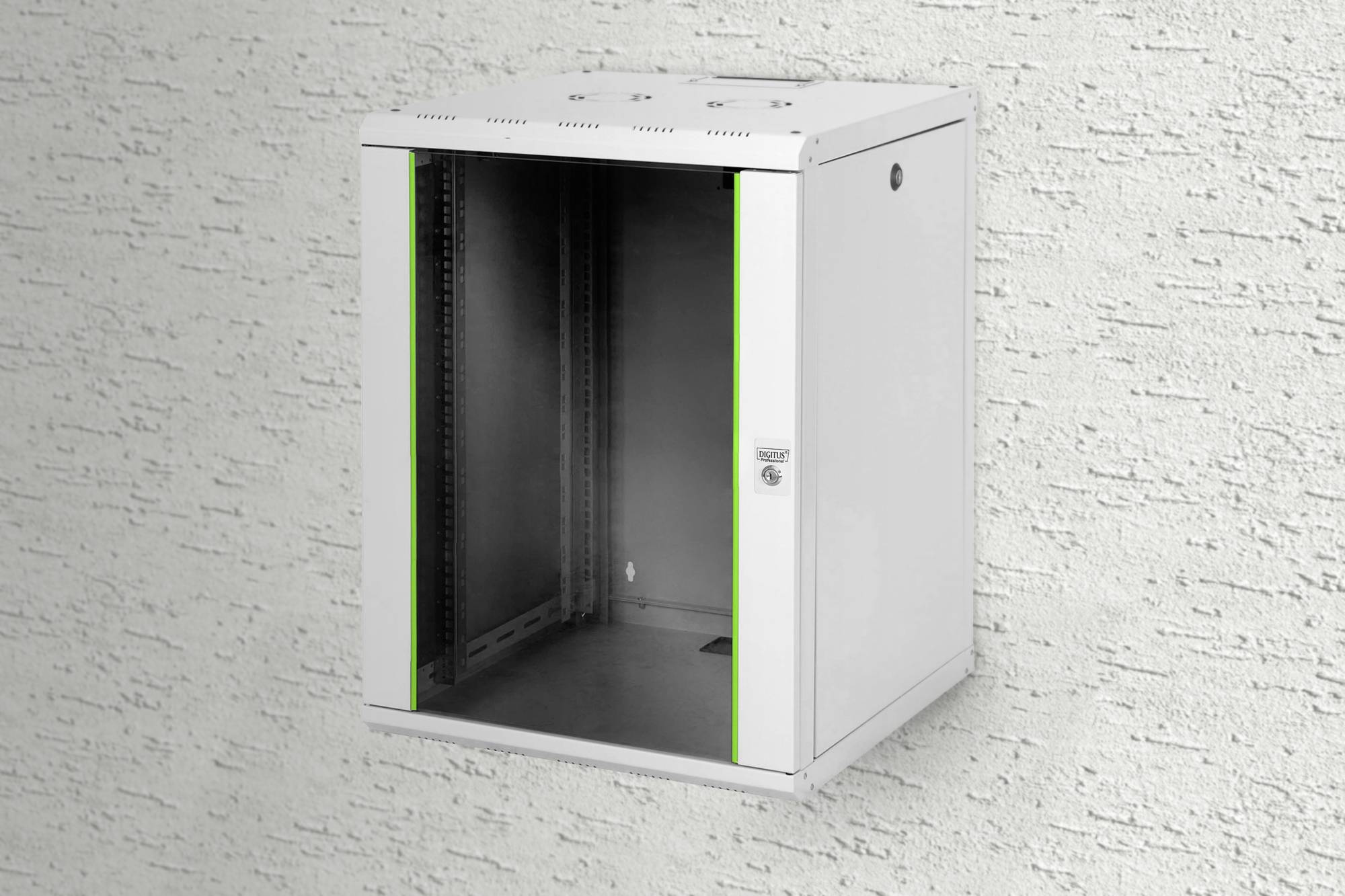 Digitus DN-19 16U-6/6 19 Zoll Wandgehäuse (B x H x T) 600 x 820 x 600 mm 16 HE Lichtgrau (RAL 7035)