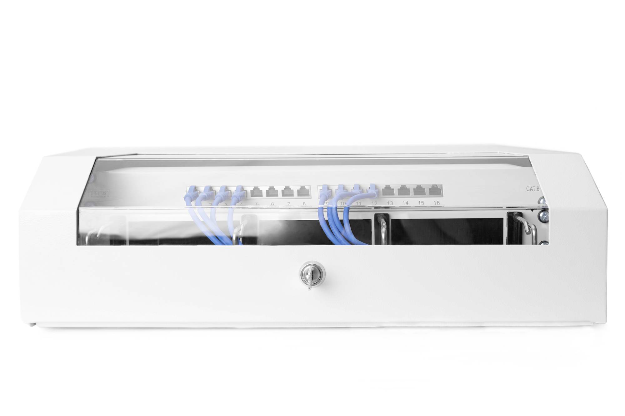 DIGITUS Soho Slim Wandgehäuse 3HE DN-19 04U-PB