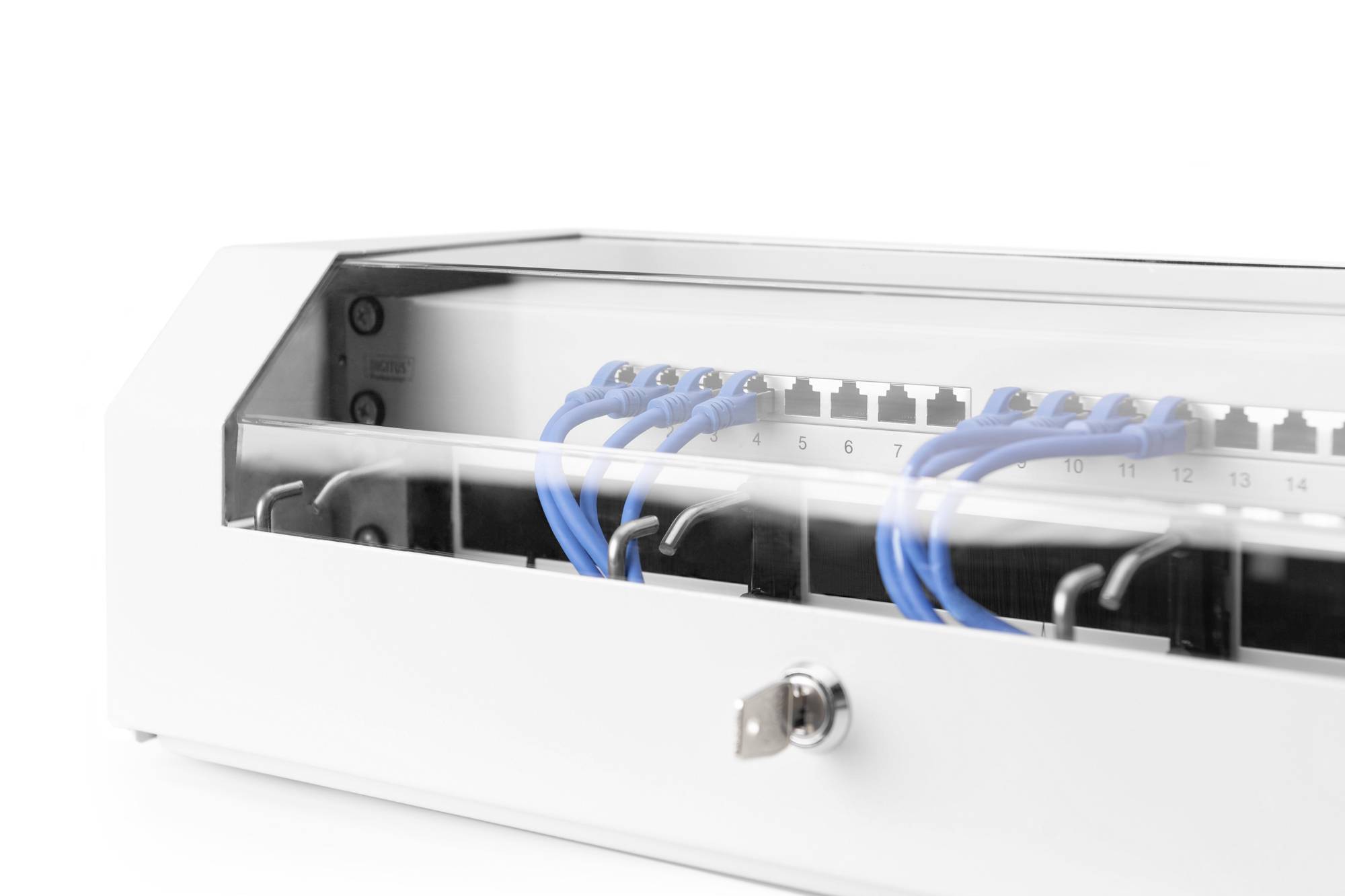 Digitus DN-19 04U-PB 19 Zoll Netzwerkschrank (B x H x T) 475 x 500 x 145 mm 3 HE Lichtgrau (RAL 7035)