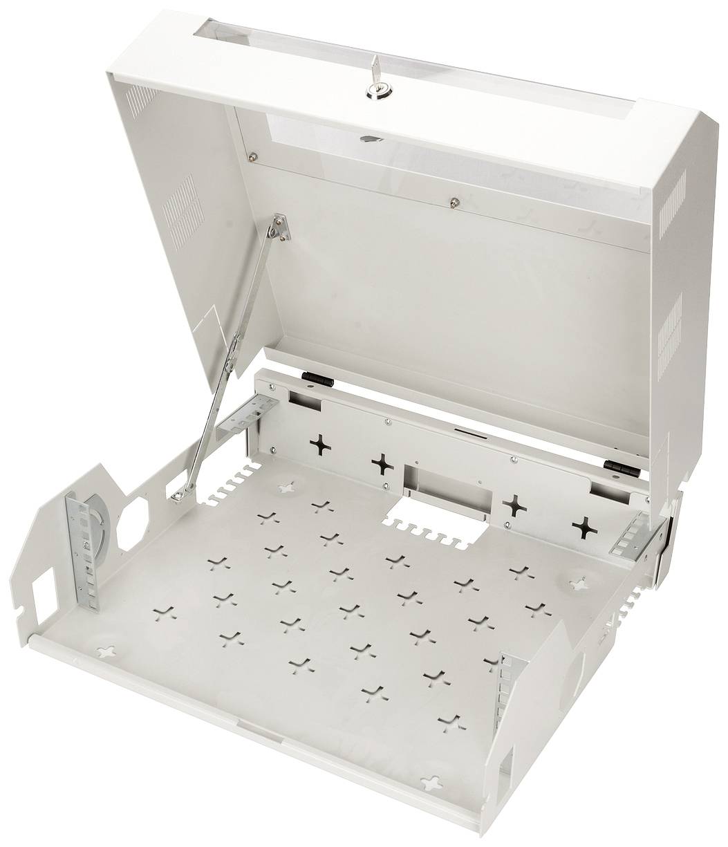 Digitus DN-19 04U-PB 19 Zoll Netzwerkschrank (B x H x T) 475 x 500 x 145 mm 3 HE Lichtgrau (RAL 7035)