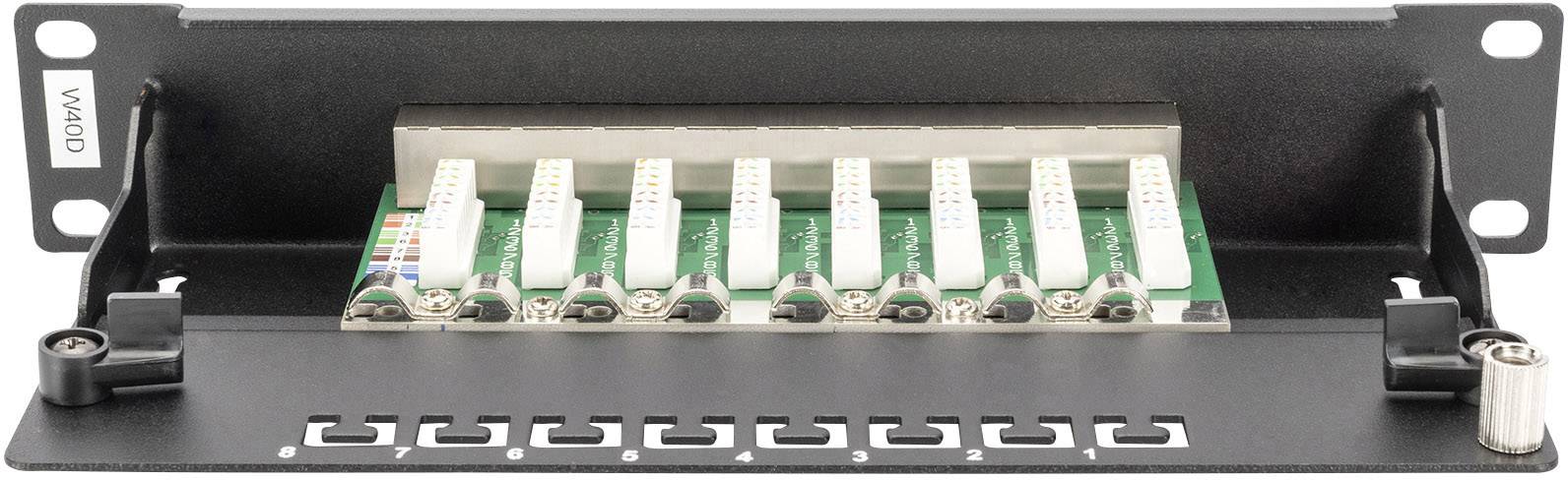 Digitus DN-91508S 8 Port Netzwerk-Patchpanel 254mm (10") CAT 5e 1 HE
