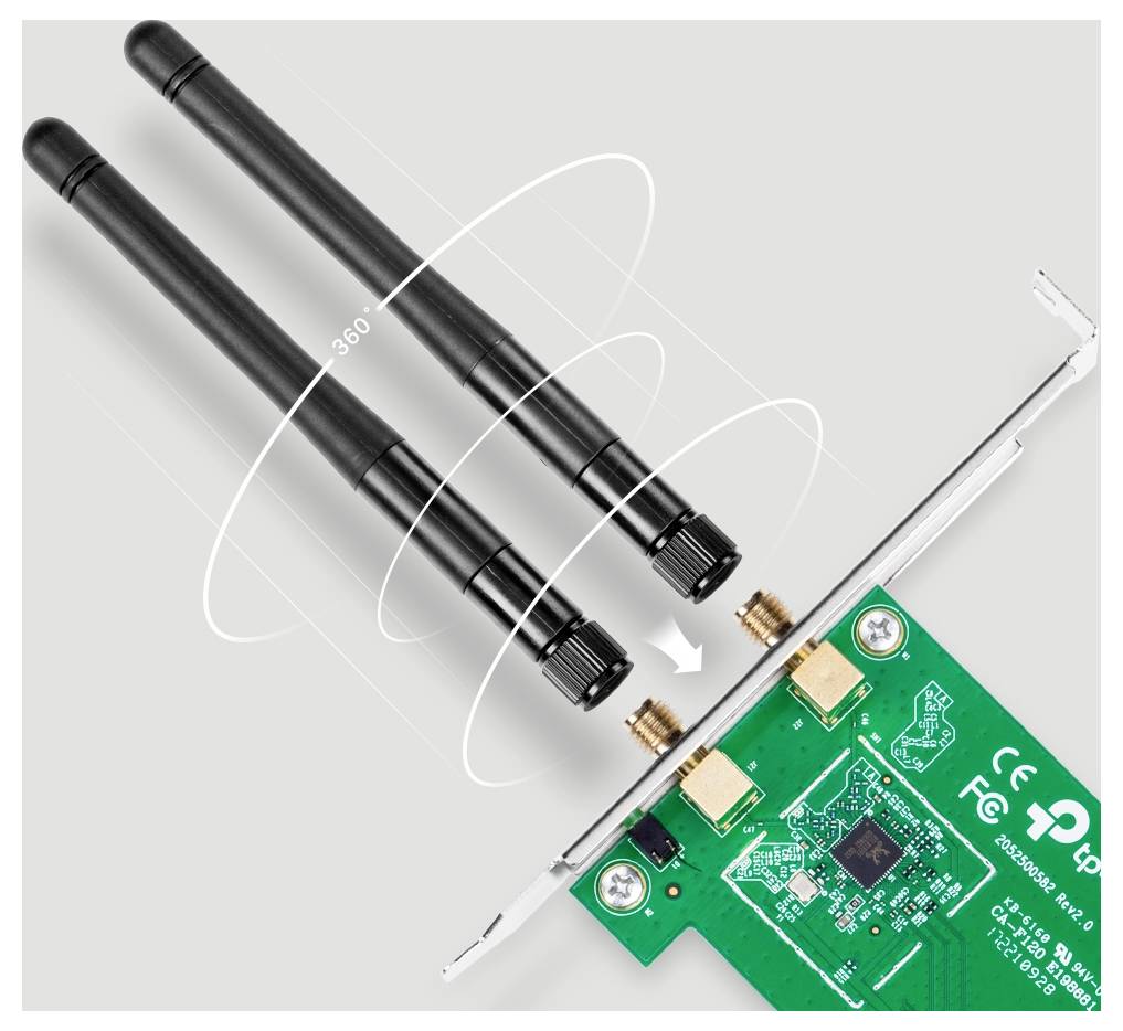 TP-LINK TL-WN881ND WLAN Steckkarte Mini PCIe 300MBit/s