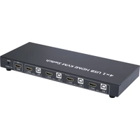 SpeaKa Professional 4 Port KVM-Umschalter HDMI USB 1920 x 1080 Pixel, 3840 x 2160 Pixel SpeaKa Professional 4 Port KVM-Umschalter HDMI USB 1920 x 1080 Pixel, 3840 x 2160 Pixel
