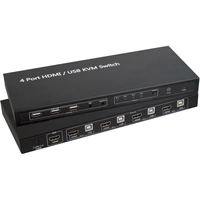 SpeaKa Professional 4 Port KVM-Umschalter HDMI USB 1920 x 1080 Pixel, 3840 x 2160 Pixel SpeaKa Professional 4 Port KVM-Umschalter HDMI USB 1920 x 1080 Pixel, 3840 x 2160 Pixel