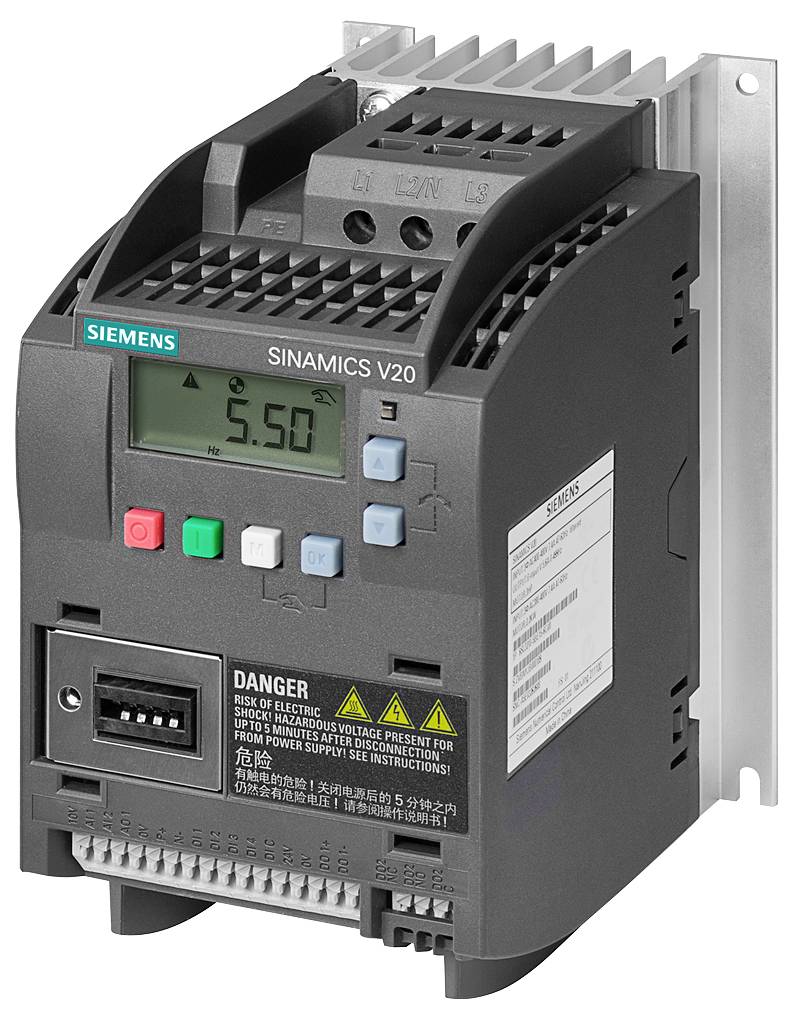 Siemens Frequenzumrichter 6SL3210-5BE13-7UV0 0.37 kW 3phasig 400 V