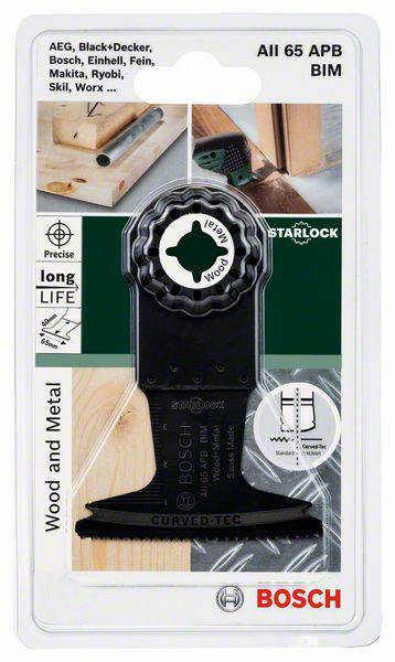 Bosch Accessories 2609256985 AIZ 65 BB Bimetall Tauchsägeblatt 65mm 1St.