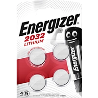 Energizer Knopfzelle CR 2032 3V 4 St. 240 mAh Lithium CR2032 Energizer Knopfzelle CR 2032 3V 4 St. 240 mAh Lithium CR2032