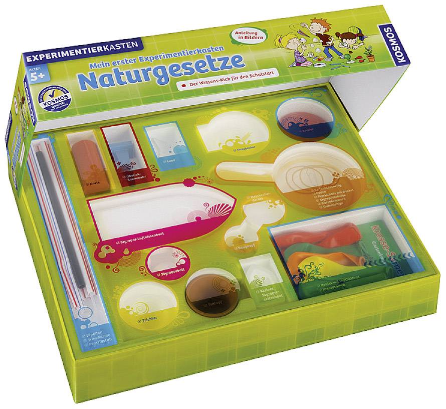 Kosmos 602079 Mein erster Experimentierkasten - Naturgesetze Experimentierkasten ab 5 Jahre