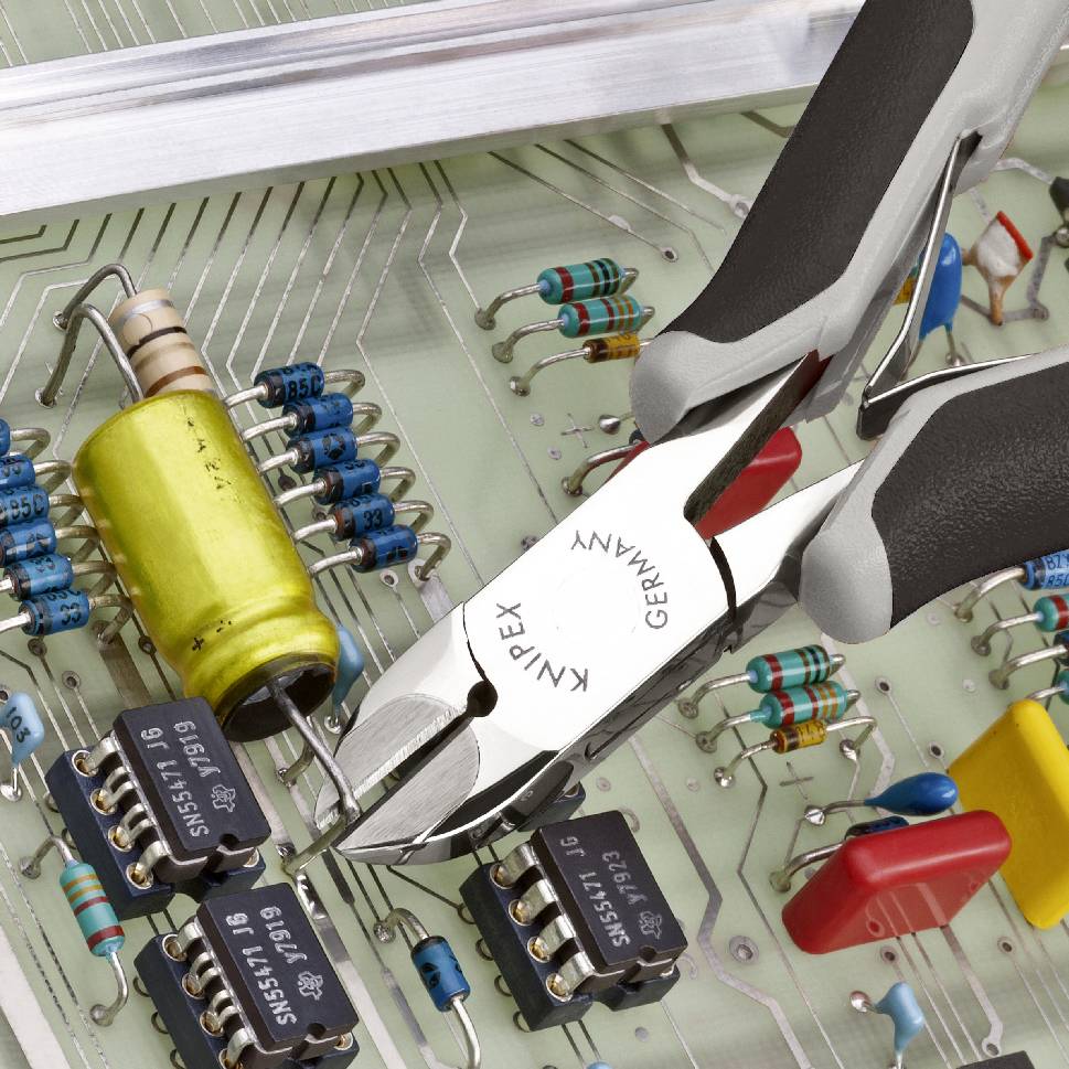 Knipex 77 02 120 H ESD ESD Seitenschneider mit Facette 120mm