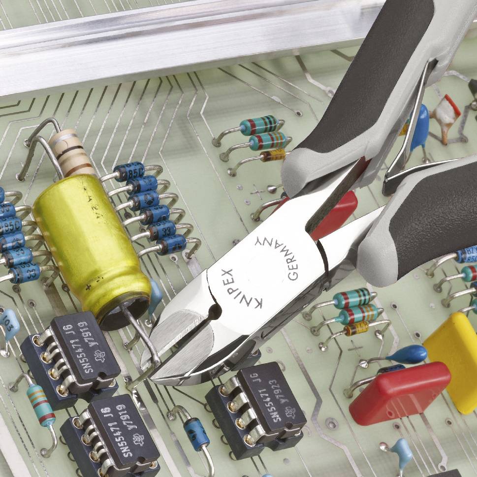 Knipex 77 02 120 H ESD ESD Seitenschneider mit Facette 120mm