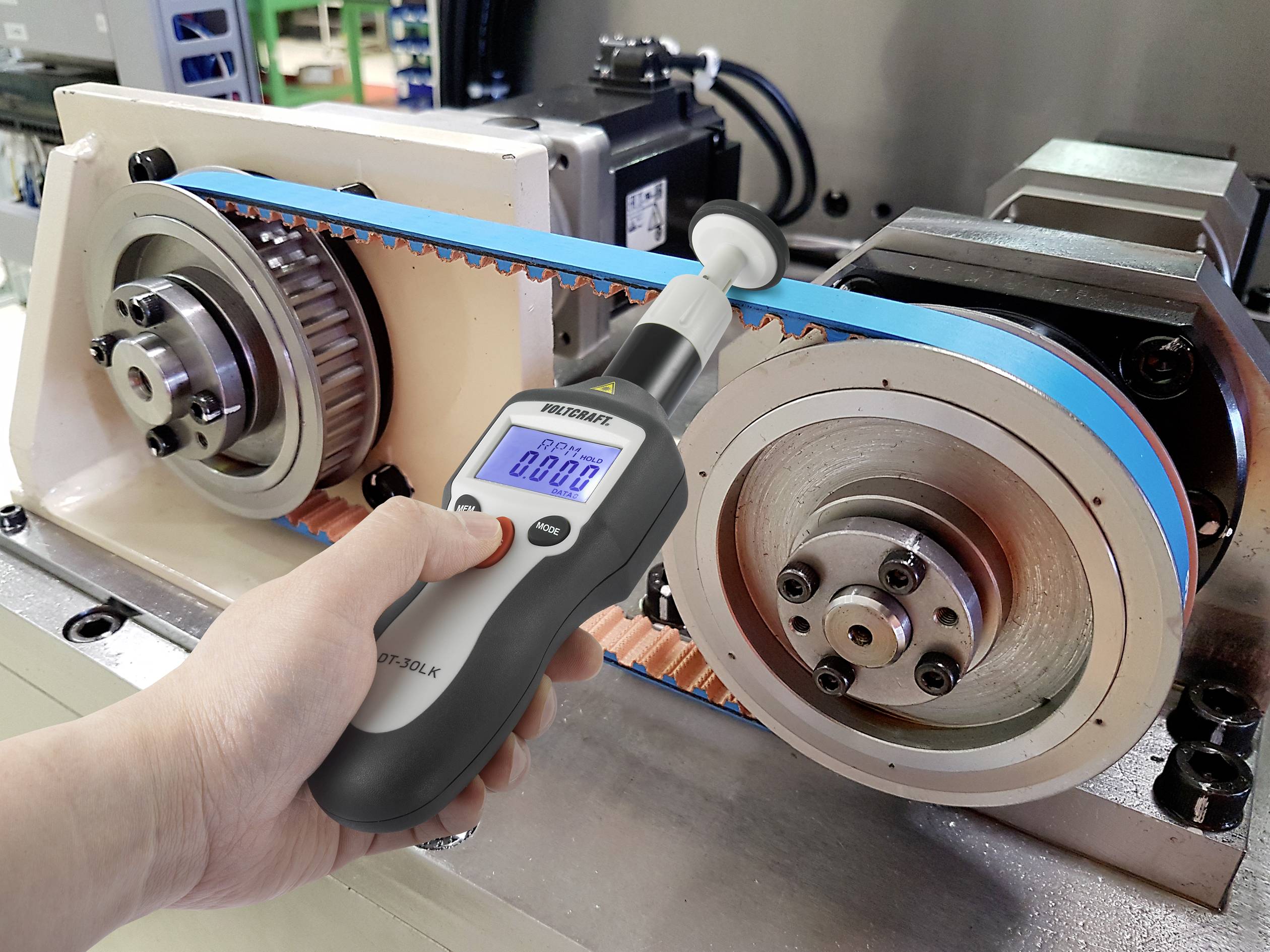 VOLTCRAFT DT-30LK Drehzahlmesser mechanisch, optisch 2 - 20000 U/min