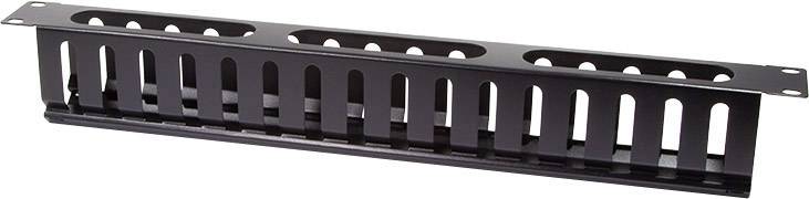 LogiLink ORCC01B 19 Zoll Netzwerkschrank-Kabelführung 1 HE Schwarz