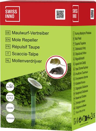 Swissinno Solar SuperCat Wühlmausvertreiber Funktionsart Vibration Wirkungsbereich 650 m² 1 St.