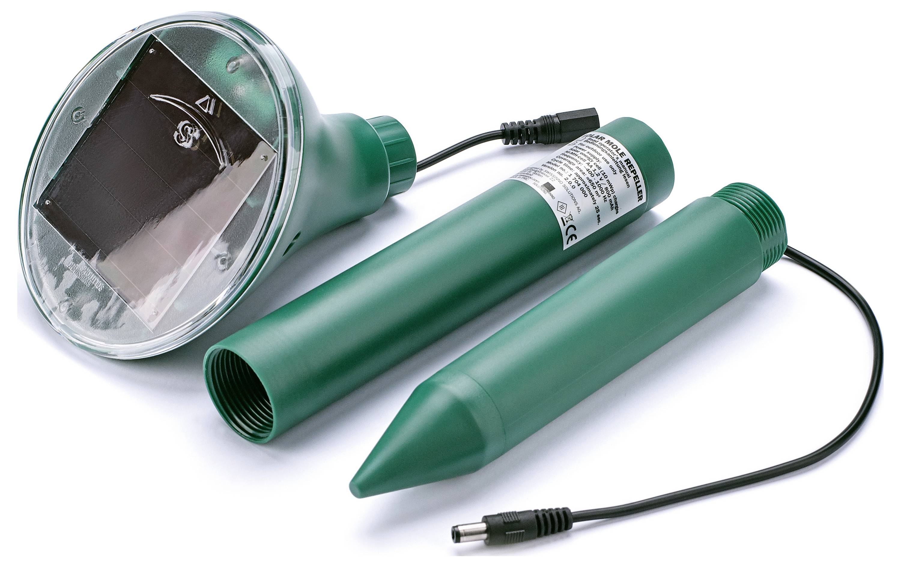 Swissinno Solar SuperCat Wühlmausvertreiber Funktionsart Vibration Wirkungsbereich 650m² 1St.