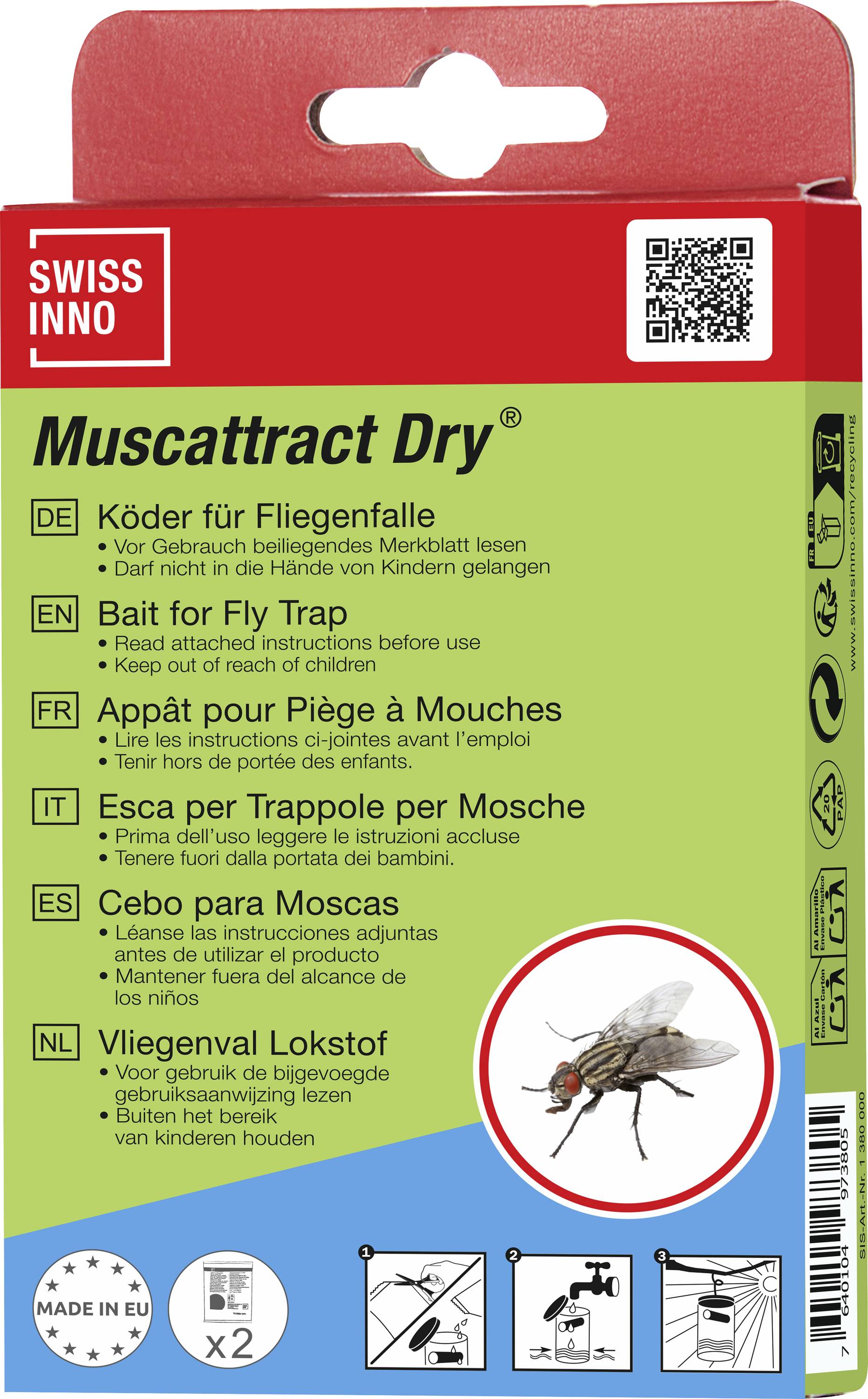 Swissinno 1 380 001KN Köder Natural Control Ersatzköder Passend für Marke (Tiervertreiber) Swissin