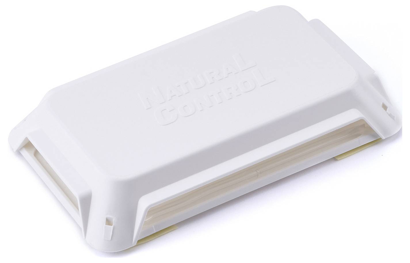 Eine weiße Insektenfalle mit der Bezeichnung 