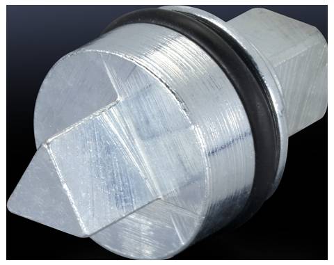 Rittal SZ 2460.650 Verschlusseinsatz 6.5mm Dreikant Druckguss 1St.