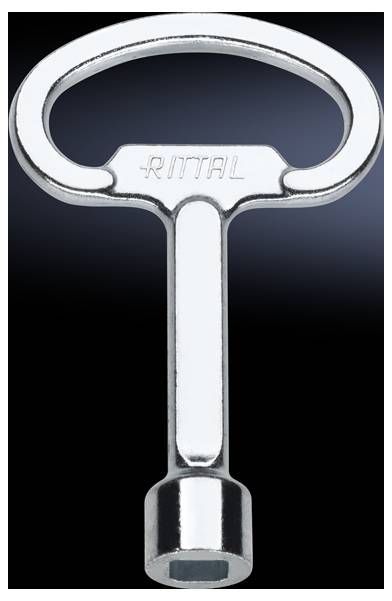 Rittal SZ 2548.000 Schaltschrankschlüssel 8 mm Vierkant Stahl