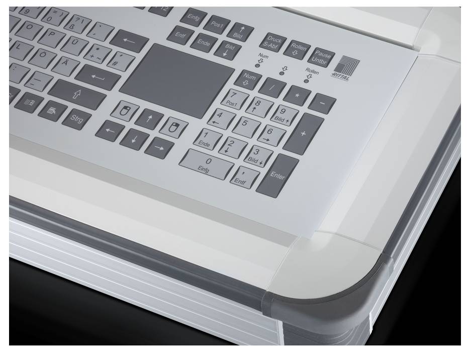 Rittal SM 6446.030 Einbautastatur mit Touchpad (B x H) 482.6mm x 177mm 1St.