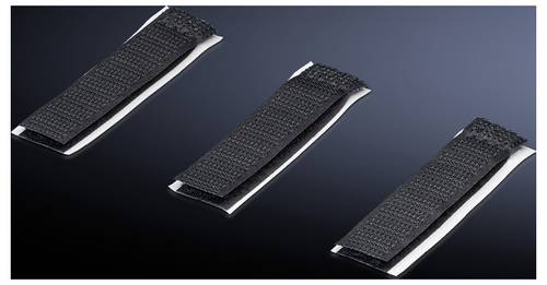 Rittal 7111.350 Klett-Kabelmanager zum Aufkleben Haft- und Flauschteil (L x B) 70 mm x 16 mm Schwar