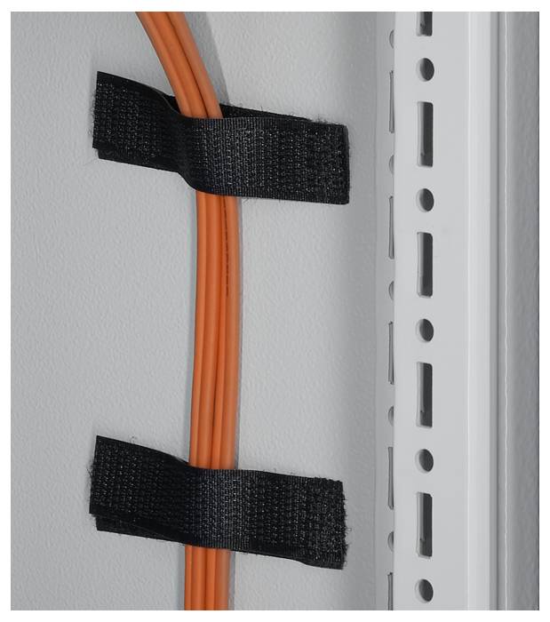 Rittal 7111.350 Klett-Kabelmanager zum Aufkleben Haft- und Flauschteil (L x B) 70mm x 16mm Schwarz 10St.