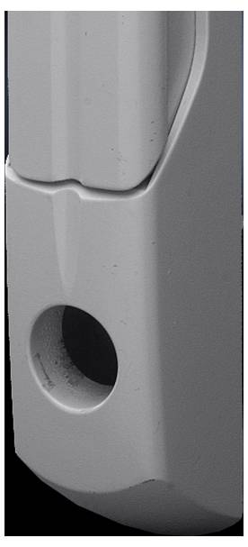 Rittal TS 8611.020 Komfortgriff für Verschluss-Einsätze Lichtgrau (RAL 7035) 1St.