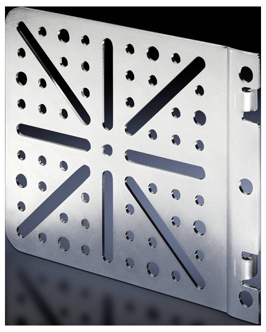 Rittal TS 8612.400 Montageplatte Stahlblech 4 St.