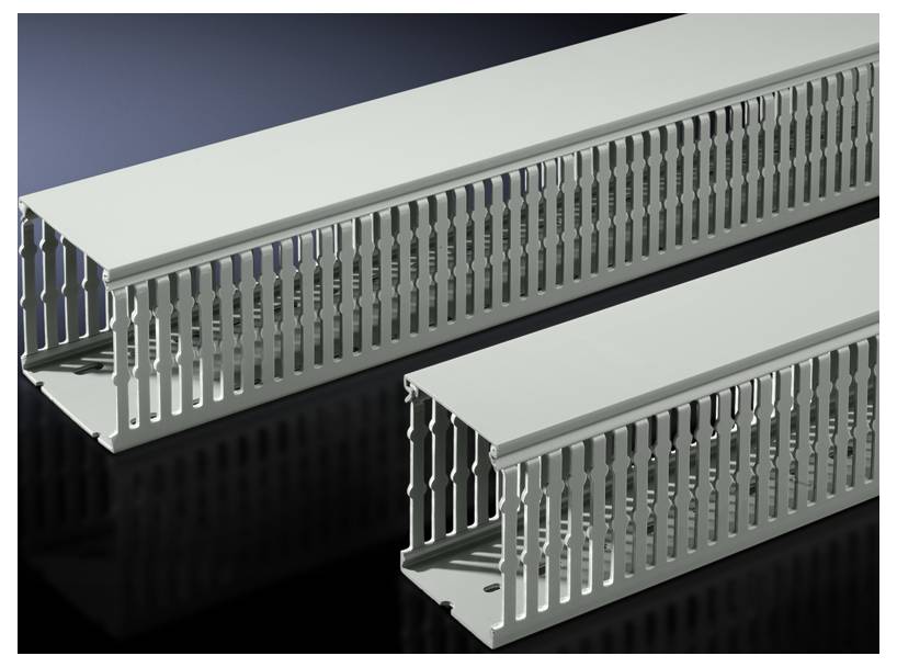 Rittal TS 8800.754 Kabelkanal PVC Stein-Grau (L x B x H) 2000 x 100 x 80mm 12St.