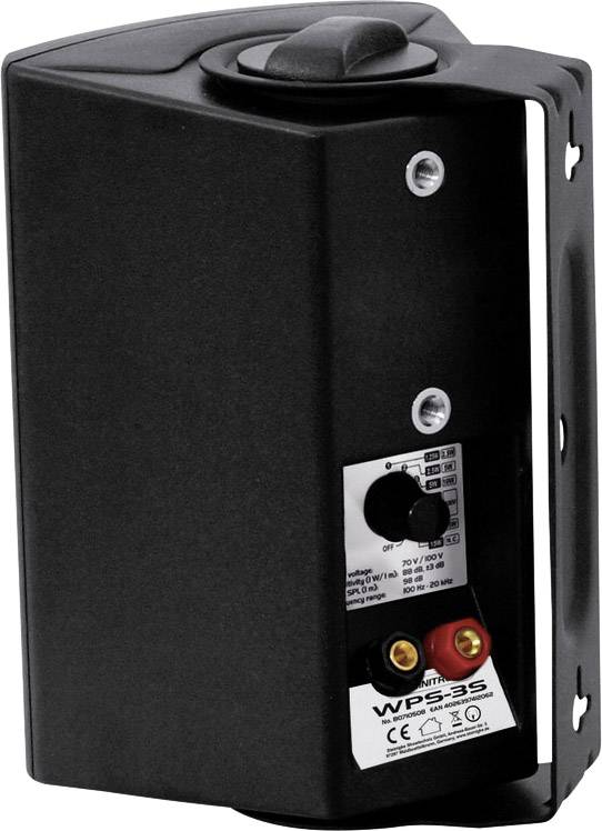 Omnitronic WPS-3S ELA-Wandlautsprecher 15 W Schwarz 1 St.