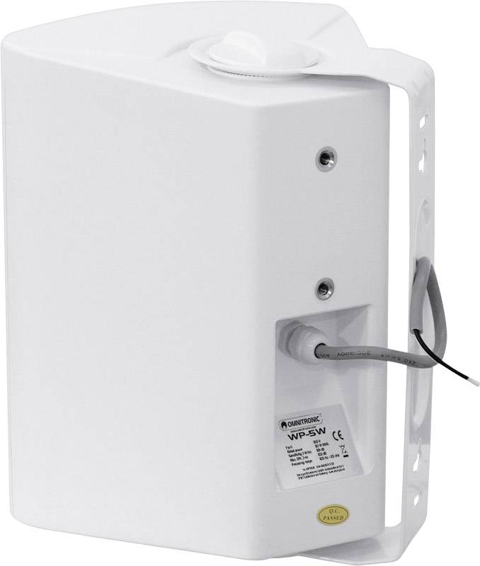 Omnitronic WP-5W ELA-Wandlautsprecher 30W Weiß 1St.