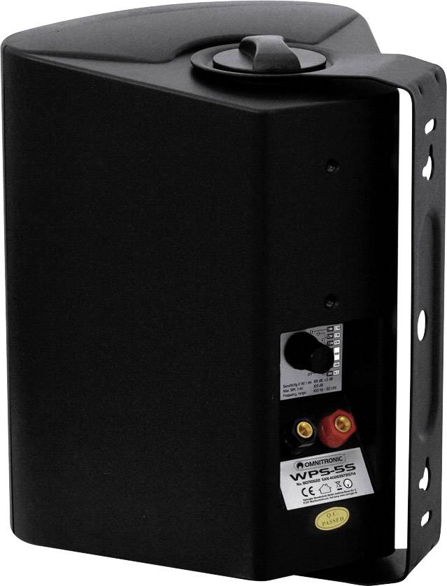 Omnitronic WPS-5S ELA-Wandlautsprecher 30 W Schwarz 1 St.
