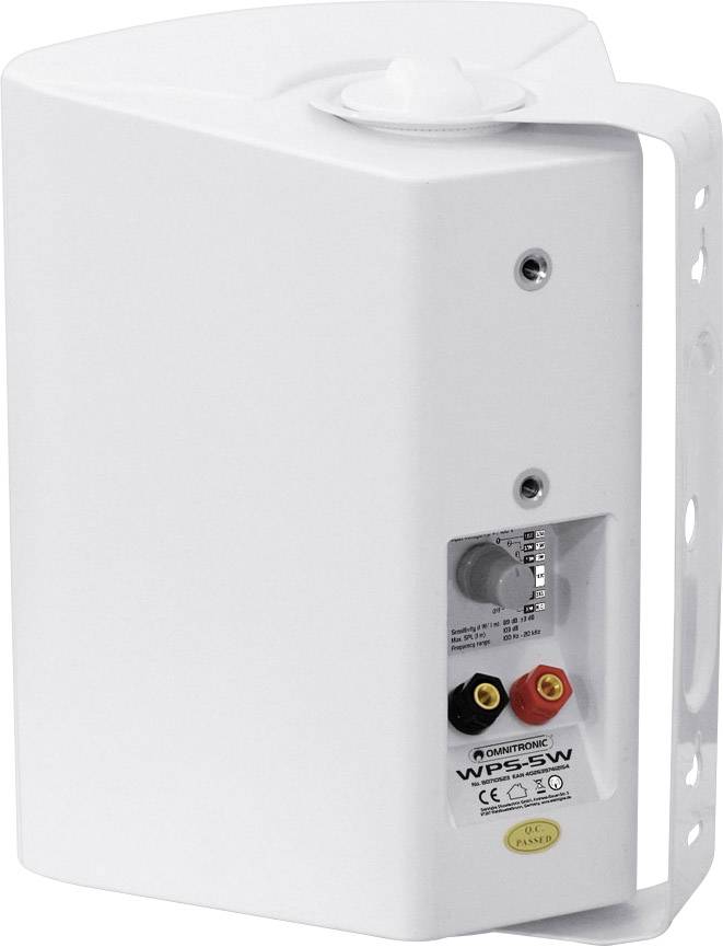 Omnitronic WPS-5W ELA ELA-Wandlautsprecher 30W Schwarz 1St.