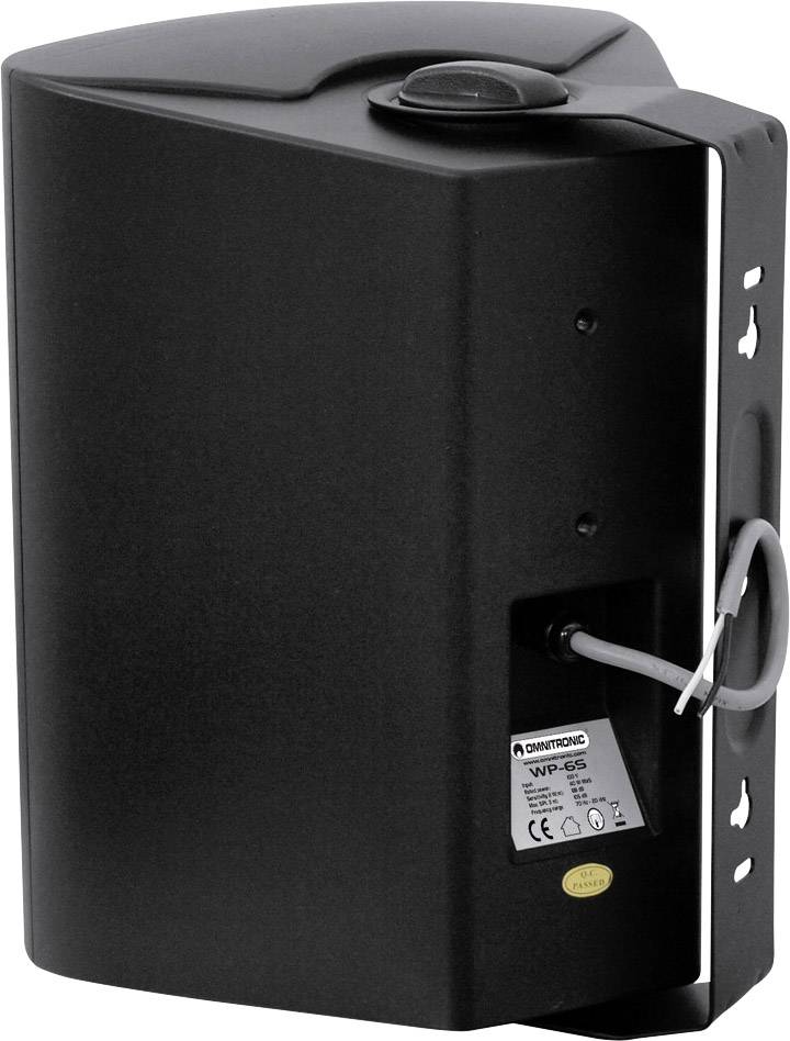 Omnitronic WP-6S ELA-Wandlautsprecher 40W Schwarz 1St.