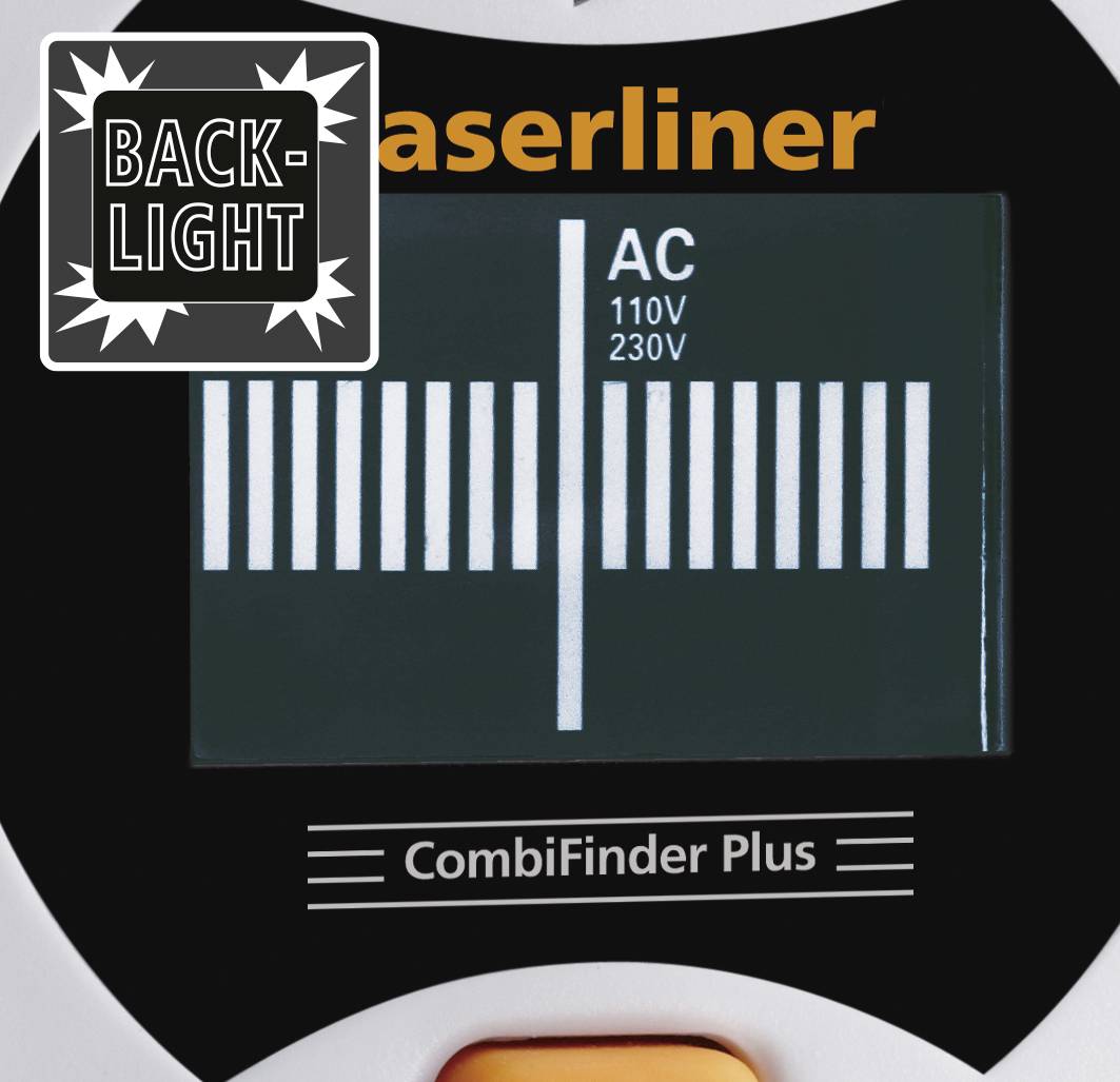 Laserliner Ortungsgerät CombiFinder Plus 080.955A Ortungstiefe (max.) 75 mm Geeignet für eisenhaltiges Metall, nicht eisenhaltiges Metall, spannun