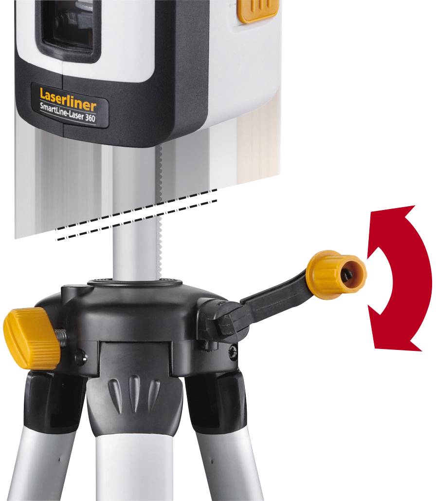 Laserliner SmartLine-Laser 360° Bonus Set Kreuzlinienlaser selbstnivellierend, inkl. Stativ Reichweite (max.): 20 m